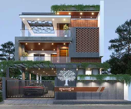 Bungalow built with Lock n Key construction